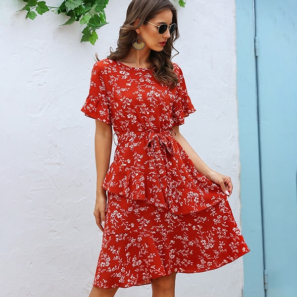 Alternative view of Floral Dress Summer Wedding