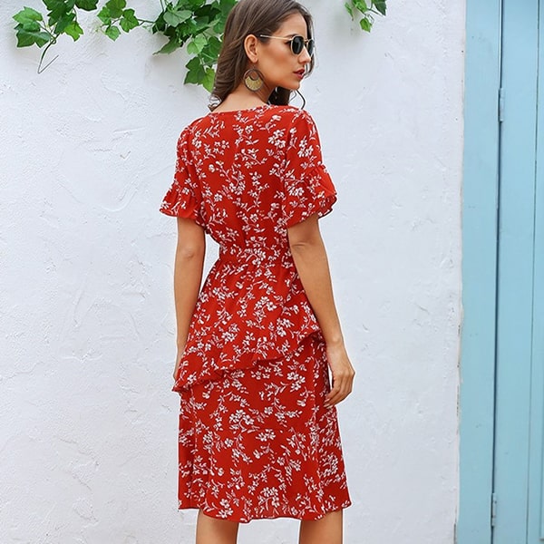 Floral Dress Summer Wedding - Image 7