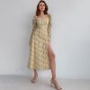 Floral Dresses with Long Sleeves