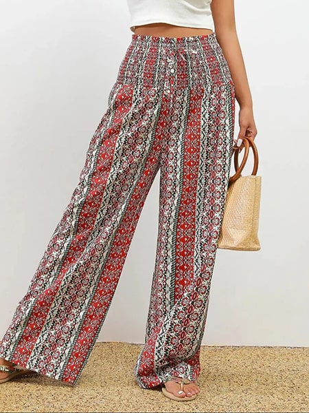 Alternative view of Floral Flowy Pants