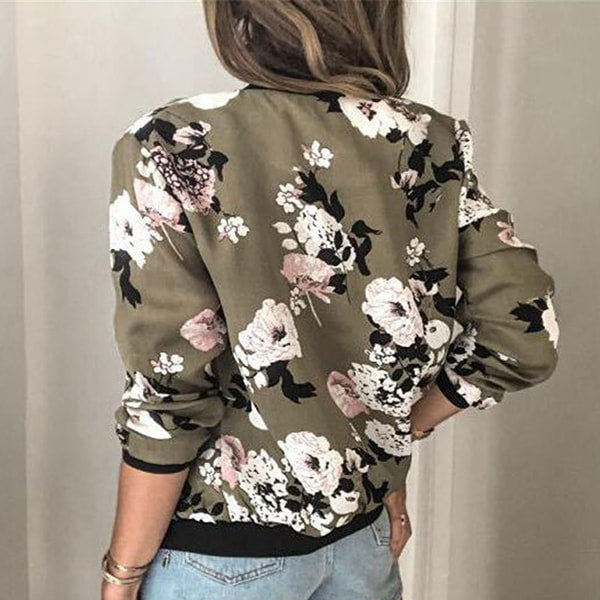 Alternative view of Floral Green Jacket