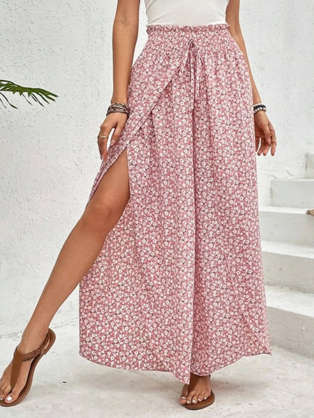 Alternative view of Floral High Waist Pants