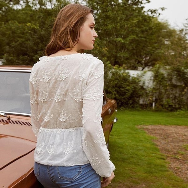 Floral Jacquard Tunic - Image 3