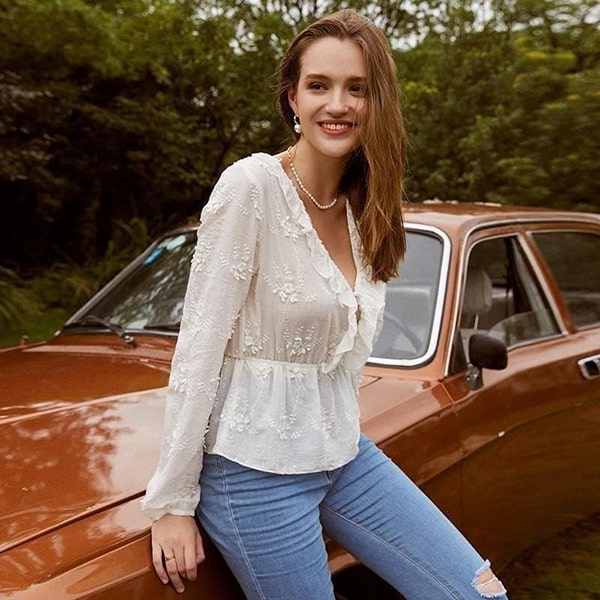 Alternative view of Floral Jacquard Tunic