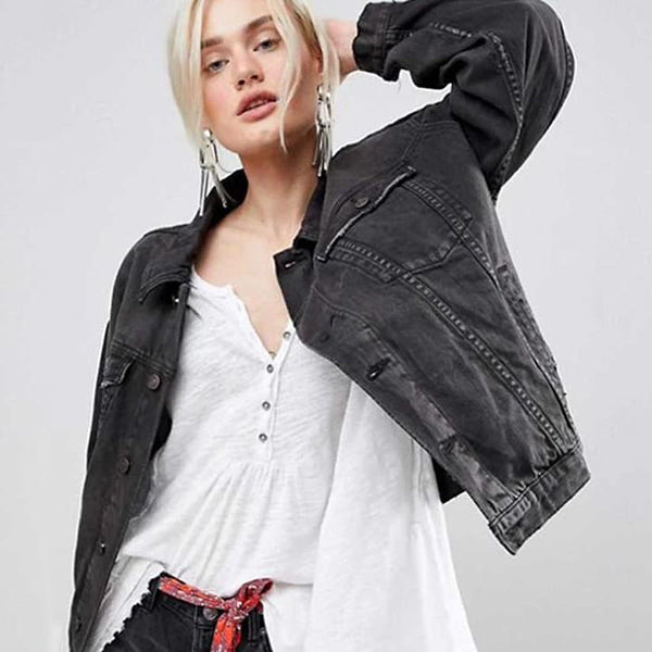 Floral Jeans Jacket