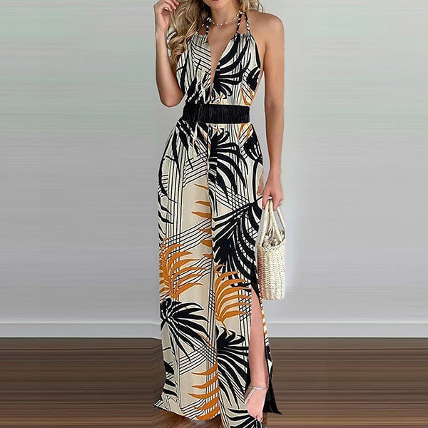 Floral Jumpsuit Long