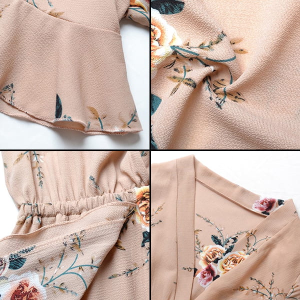 Floral Kimono Jumpsuit - Image 5
