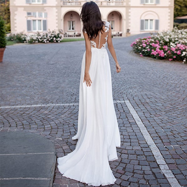 Alternative view of Floral Lace Wedding Dress