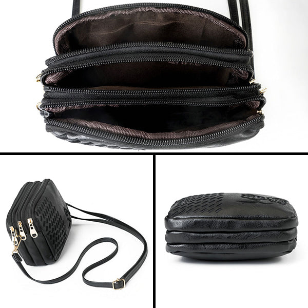 Alternative view of Floral Leather Shoulder Bag