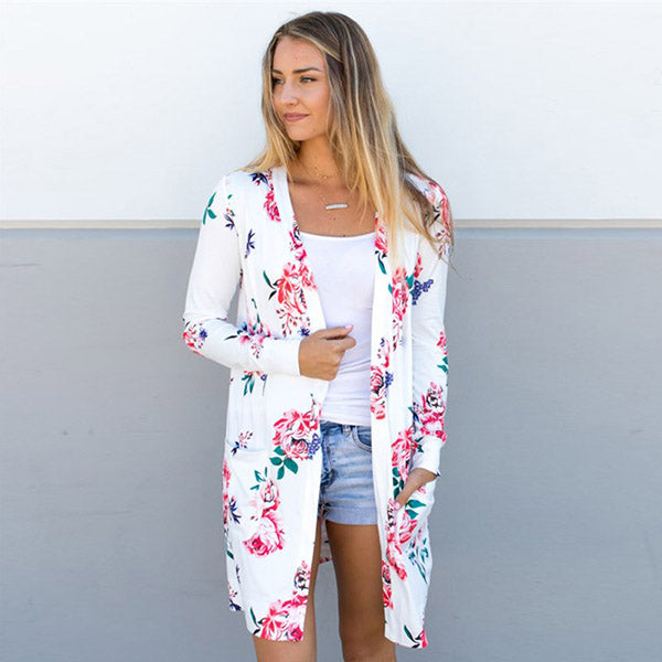 Alternative view of Floral Long Cardigan