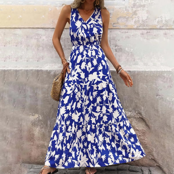 Floral Long Dress Casual
