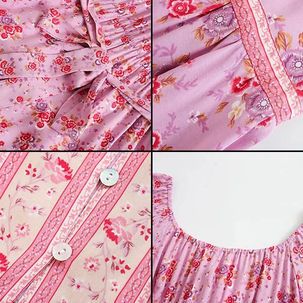Floral Long Dress for Girl - Image 5