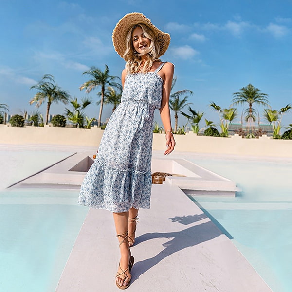 Alternative view of Floral Long Flowy Dress