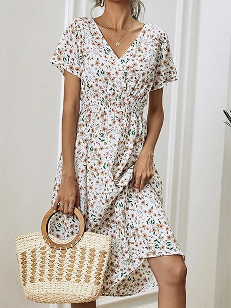 Alternative view of Floral Long Midi Dress