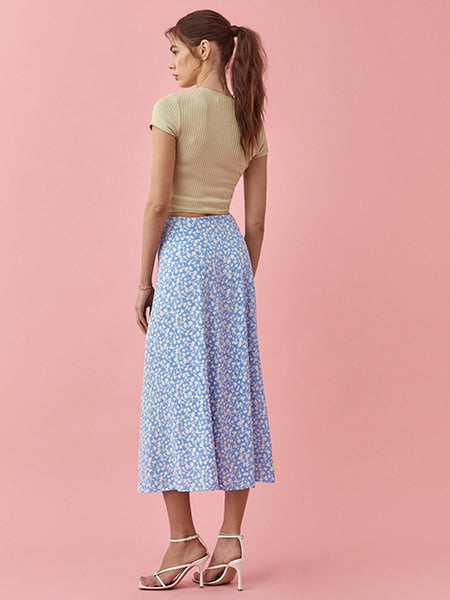 Floral Long Skirt Women - Image 4