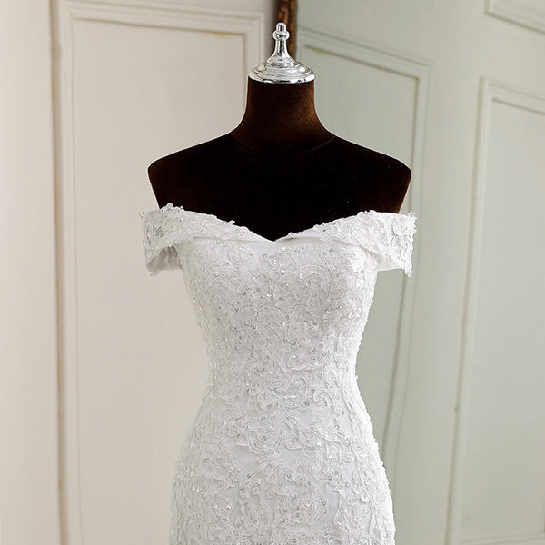 Alternative view of Floral Mermaid Dress Wedding