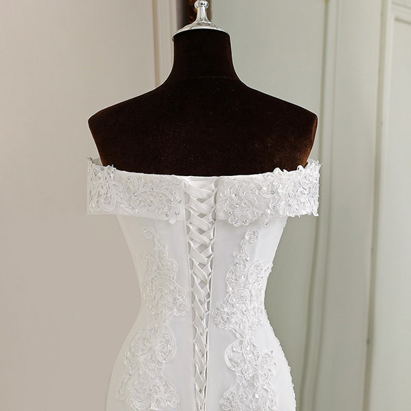 Floral Mermaid Dress Wedding - Image 4