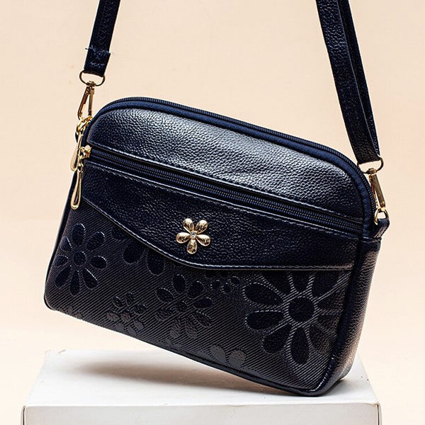 Floral Messenger Bag