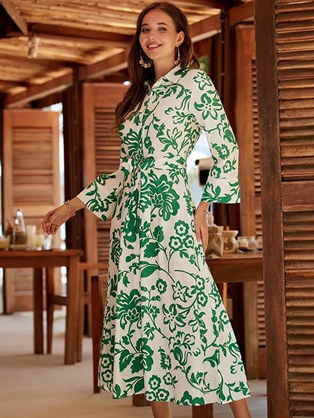 Alternative view of Floral Midi Dress