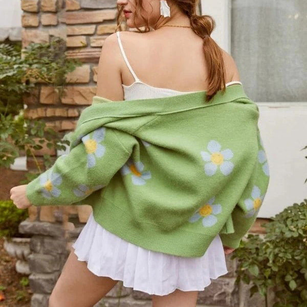 Floral Oversized Cardigan - Image 3