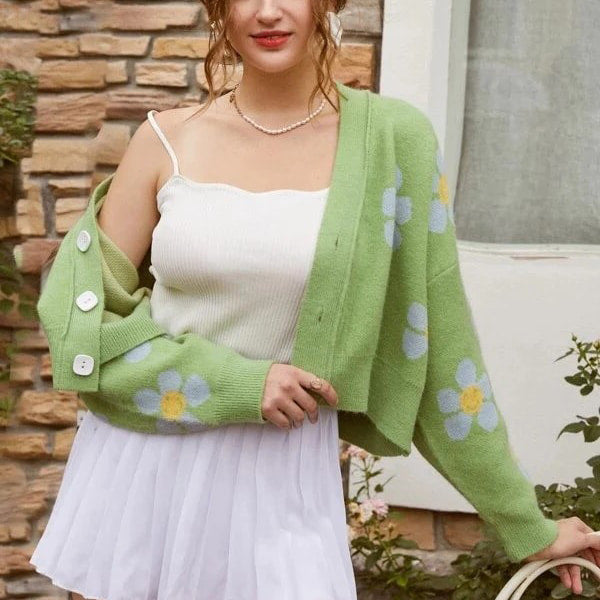 Alternative view of Floral Oversized Cardigan