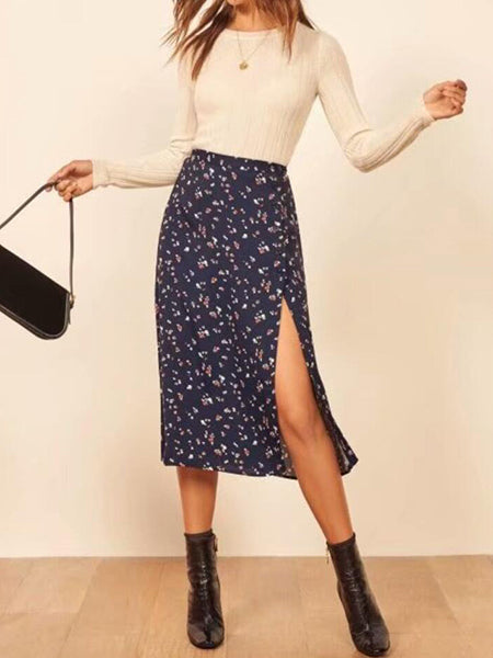 Floral Pencil Skirt - Image 3