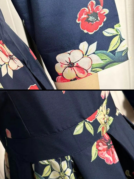 Floral Pink Wedding Dress - Image 3