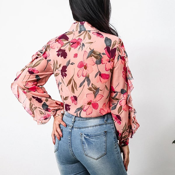 Floral Print Blouse Women - Image 5