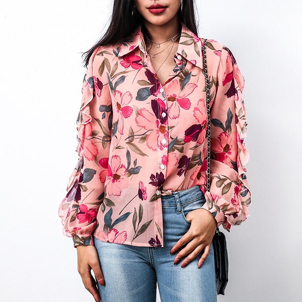 Alternative view of Floral Print Blouse Women