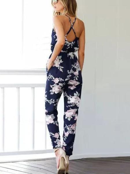 Alternative view of Floral Print Jumpsuits