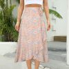 Floral Print Maxi Skirt