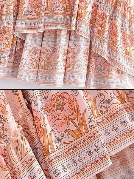 Floral Rose Long Skirt - Image 3