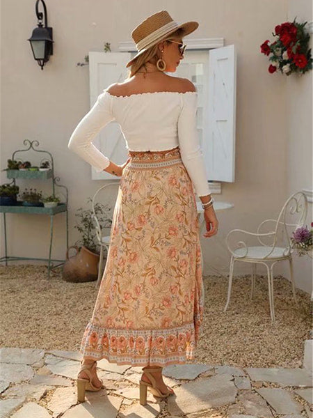 Alternative view of Floral Rose Long Skirt