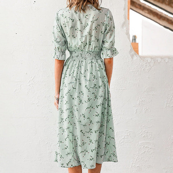 Floral Short Dress Women - Image 4