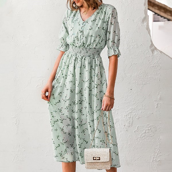 Alternative view of Floral Short Dress Women
