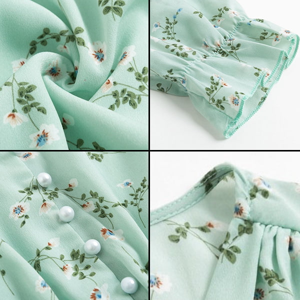 Floral Short Dress Women - Image 7
