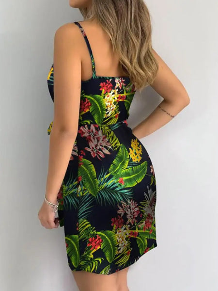 Alternative view of Floral Short Wrap Dress