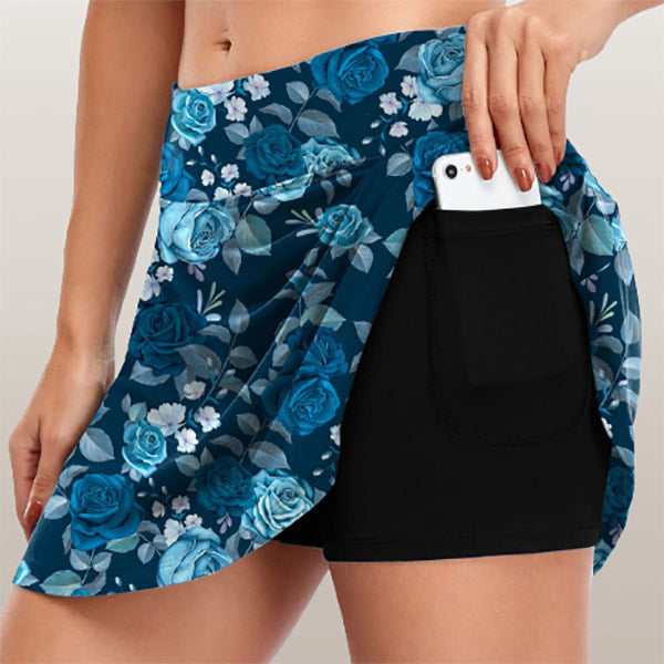 Floral Skirt Short