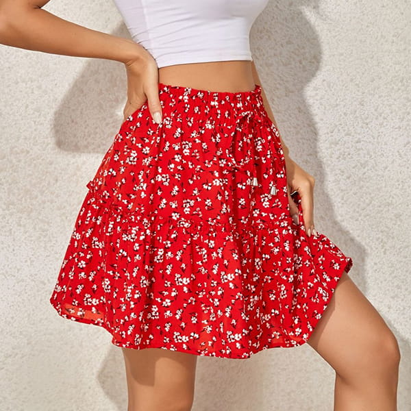 Alternative view of Floral Spring Skirt
