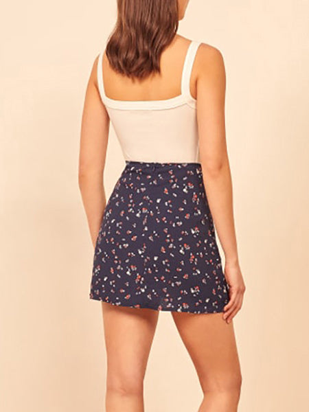 Floral Straight Skirt - Image 3