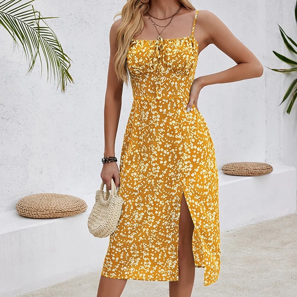 Floral Summer Long Dress