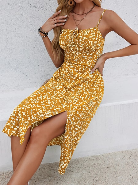 Floral Summer Long Dress - Image 4