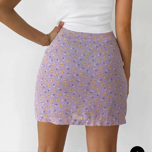 Floral Tight Skirt - Image 4