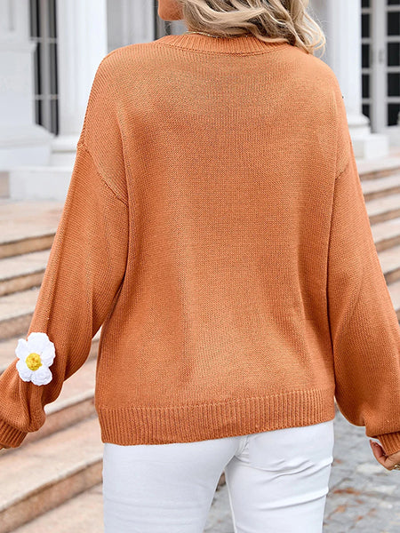 Alternative view of Floral Tricot Sweater
