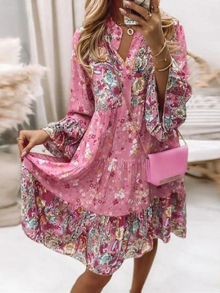 Floral Tunic Dress - Image 4