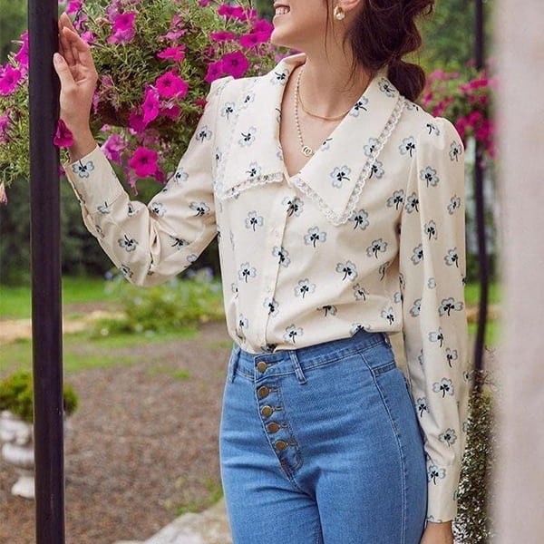 Floral Vintage Blouse