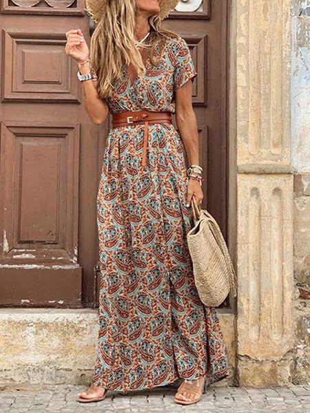 Floral Vintage Wedding Dress - Image 3
