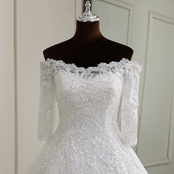 Alternative view of Floral Wedding Dress Princess