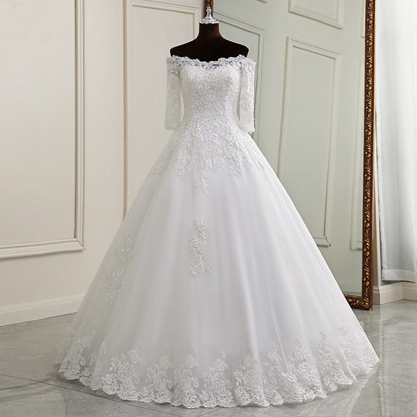 Floral Wedding Dress Princess