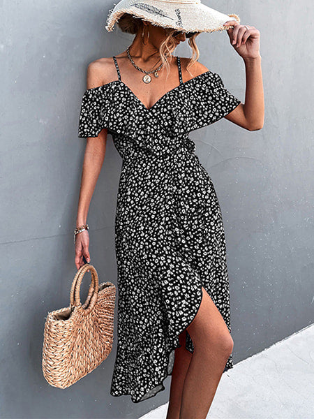 Alternative view of Floral Wrap Dress Long